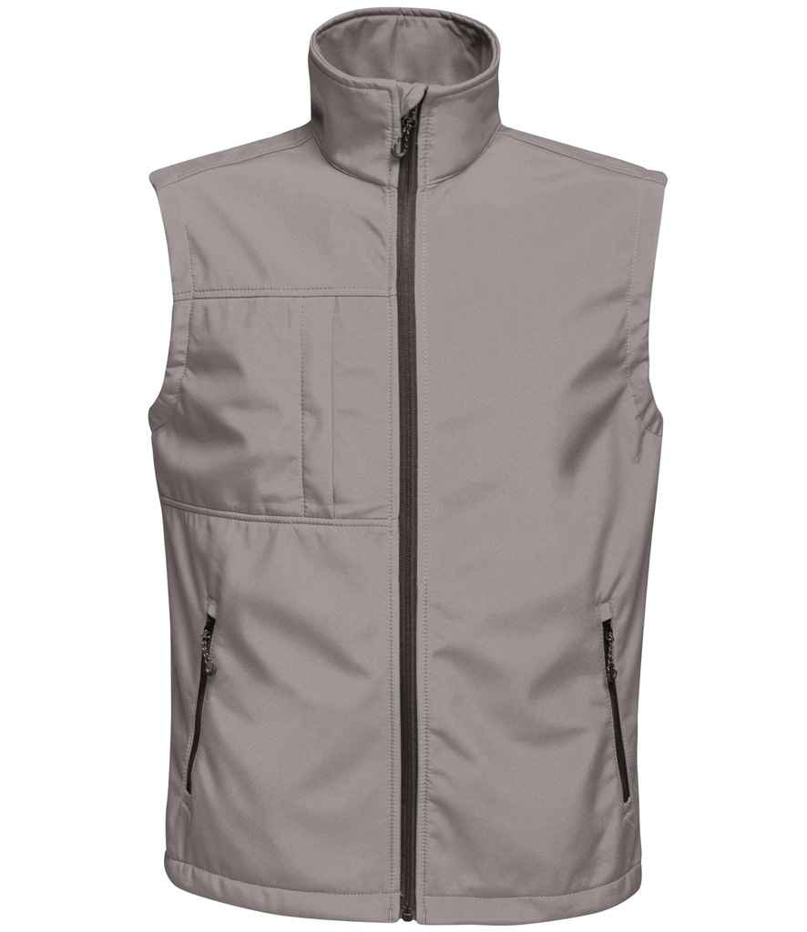 Regatta Octagon II Printable Soft Shell Bodywarmer - Seal Grey/Black